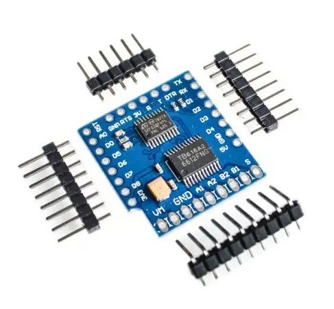 I2C motorvezérlő pajzs, kifejzetten WeMos D1-hez, vagy külön modulként is
