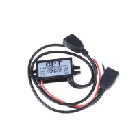 DC-DC konverter, 15W, 3A átalakító, dupla USB anya lengő