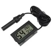 Digitális páratartalom, hygrometer, digitális hőmérő, külső szenzor