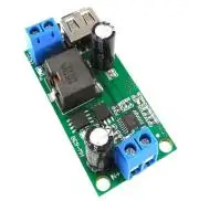 DC-DC konverter, széles bemenet, fix 5V kimenet, USB és sorkapocs