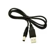 DC Tápkábel USB - 5.5/2.1mm szabvány csatlakozó 5V