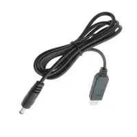 Tápkábel USB - 5.5/2.1mm beépített boost DC-DC konverterrel 12V