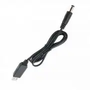 Tápkábel USB - 5.5/2.1mm beépített boost DC-DC konverterrel 12V