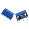 Sorkapocs 3pin, 5.08 lábtáv (0.2inch), kék
