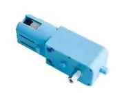 Robot kerék motorral, fémfogaskerekes, DC 3-6V