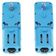 Robot kerék motorral, fémfogaskerekes, DC 3-6V