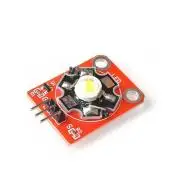 3W Led modul PCB meghajtóval, vezérelhető, Fehér