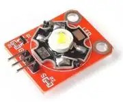 3W Led modul PCB meghajtóval, vezérelhető, Fehér