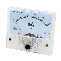 Árammérő panel műszer 0-50mA