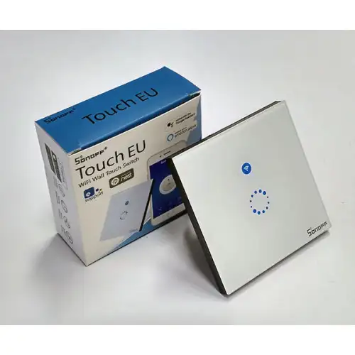 Sonoff Touch fali Wi-Fi-s kapcsoló