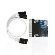 RS232 TTL átalakító, MAX3232, soros, USB tápcsatlakozóval