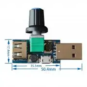USB ventilátor sebességszabályzó