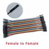 Színes anya-anya 1pin kábel (1p-1p 2.54mm)