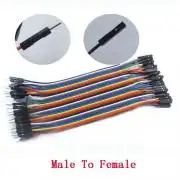 Színes anya-apa 1pin kábel (1p-1p 2.54mm)