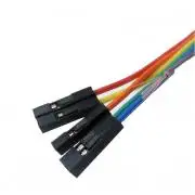 Színes anya-apa 1pin kábel (1p-1p 2.54mm)