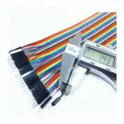 Színes anya-apa 1pin kábel (1p-1p 2.54mm)