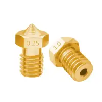 V5 V6 3D printer Nozzle 0.2 /0.25 /0.3 /0.4 /0.5 /0.6 /0.8 /1.0mm for 1.75/3.00mm, 3D nyomtató extrúder fej