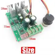 6V~60V 30A PWM DC Motor Speed Controller Adjustable Switch