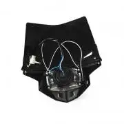 12V 35W Univerzális endúró, supermoto, dirtbike fejidom, lámpa, ledes menetfénnyel
