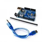 Arduino UNO R3 fejlesztői panel + USB kábel, smd ATMega328-cal