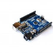 Arduino UNO R3 fejlesztői panel + USB kábel, smd ATMega328-cal