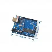 Arduino UNO Rev3 fejlesztői panel + USB kábel, ATMega328-cal!