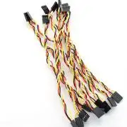 színes anya-anya 4pin kábel, sodort