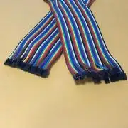 2P-2P anya 20cm, speciális 2mm-es emelkedésű dupont kábel, 20db-os szett