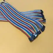 2P-2P anya 20cm, speciális 2mm-es emelkedésű dupont kábel, 20db-os szett