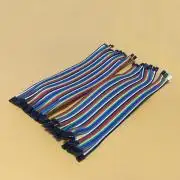 2P-2P anya 20cm, speciális 2mm-es emelkedésű dupont kábel, 20db-os szett