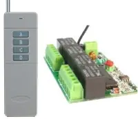 4 csatornás távirányító és vevő