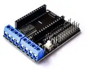 ESP8266 WiFi modulhoz motorvezérlő Pajzs, L293D