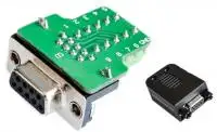Sorkapocs 3pin, 5.08 lábtáv (0.2inch), kék