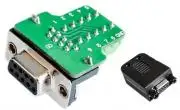 DB9 anya, szerelhető modul
