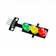 LED szemafor piros/sárga/zöld forgalmi lámpa mini modul