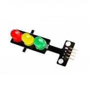 LED szemafor piros/sárga/zöld forgalmi lámpa mini modul