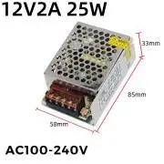 MAX kapcsolóüzemű tápegység S-25-12, 25W
