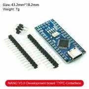 Nano V3.0 ATMEGA328P development board, No welding, No cable