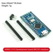 Nano V3.0 ATMEGA328P development board, No welding, No cable