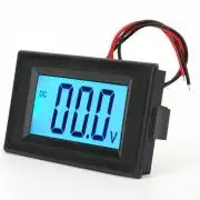 kijelző volt, LCD, nagy, 2 tizedes
