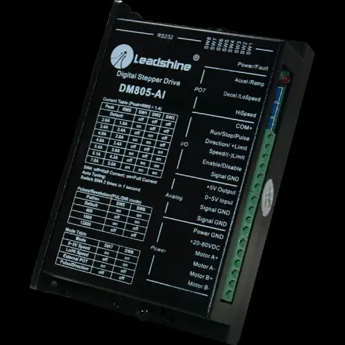 Léptetőmotor meghajtó analóg bemenettel és beépített oszcillátorral DM805-AI
