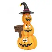 Halloween LED-es tökrakás, 3 x AA