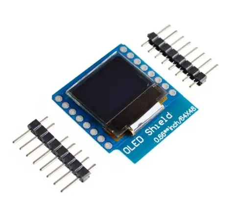 OLED Shield V1.1.0 for WeMos D1 mini 0.66inch 64X48 IIC I2C