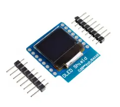 OLED Shield V1.1.0 for WeMos D1 mini 0.66inch 64X48 IIC I2C