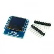 OLED Shield V1.1.0 for WeMos D1 mini 0.66inch 64X48 IIC I2C