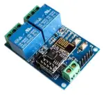 2 csatornás Wifi relés modul, Smart Home, IOT modul
