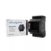 Shelly Pro 4PM fogyasztásmérős WiFi+LAN okosrelé, DIN-sínre szerelhető