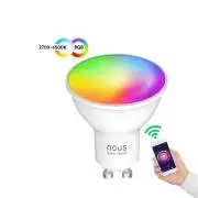 Nous P8 okos Tuya Wi-Fi RGB izzó (GU10 foglalat), Matter kompatibilis (2 db)