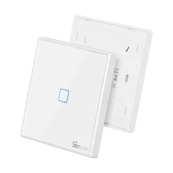 SONOFF T2 EU 1C RF vezeték nélküli 433MHz RF fali kapcsoló, 1 gombos