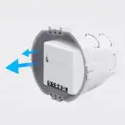 Sonoff Mini R2 WiFi-s, internetről távvezérelhető, kapcsolóaljzatba beépíthető okosrelé, DIY-üzemmóddal (REST API)